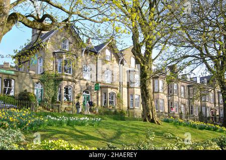 Grosvenor House B&B depuis Buxton Park, Broad Walk, Buxton, Derbyshire, Angleterre,Royaume-Uni Banque D'Images