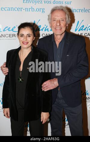 Sandrine Sarroche et François Bernheim assistant au Vainque le cancer Benefit Party au cercle de l'Union Interalliee, à Paris, France, le 12 décembre 2021.Photo de Jerome Domine/ABACAPRESS.COM Banque D'Images