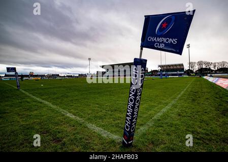 Galway, Irlande.12th décembre 2021.Une vue générale du Sportsground lors de la Heineken Champions Cup, Round 1, Pool B match entre Connacht Rugby et Stade Francais Paris au Sportsground de Galway, Irlande, le 12 décembre 2021 (photo par Andrew SURMA/ Credit: SIPA USA/Alay Live News Banque D'Images