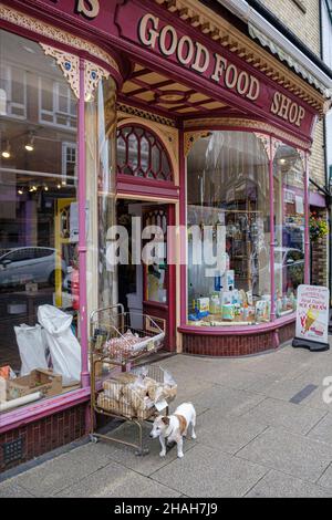 Van's Good Food Shop, Llandrindod Wells, Powys, pays de Galles Banque D'Images