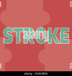 Symbole de texte indiquant le contour.Concept d'Internet patients perdant conscience en raison de flux sanguin faible ligne médicale illustré Backgrounds avec divers Banque D'Images
