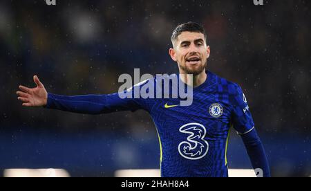 Londres, Royaume-Uni.11th décembre 2021.11 décembre - Chelsea c. Leeds United - Premier League - Stamford Bridge Jorginho lors du match de la Premier League à Stamford Bridge, Londres.Crédit photo : crédit: Mark pain/Alamy Live News Banque D'Images