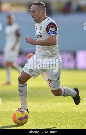 Florence, Italie.11th décembre 2021.Franck Ribery (Salernitana) pendant ACF Fiorentina vs US Salernitana, football italien série A match à Florence, Italie, décembre 11 2021 crédit: Independent photo Agency/Alay Live News Banque D'Images