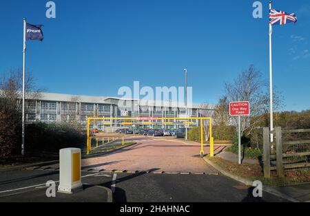 Entrepôt et parc logistique de Prologueis, Kettering, Angleterre. Banque D'Images