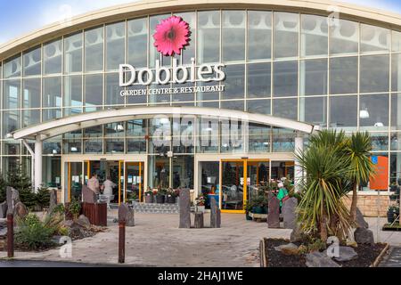 Extérieur du jardin et restaurant Dobbies, près d'Ayr, Ayrshire, Écosse, Royaume-Uni Banque D'Images