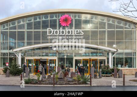 Extérieur du jardin et restaurant Dobbies, près d'Ayr, Ayrshire, Écosse, Royaume-Uni Banque D'Images