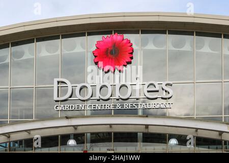 Extérieur du jardin et restaurant Dobbies, près d'Ayr, Ayrshire, Écosse, Royaume-Uni Banque D'Images