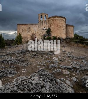 Hoces del Duraton, Sepulveda, province de Ségovie, Espagne Banque D'Images