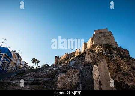 Alcazaba d'Almería Banque D'Images