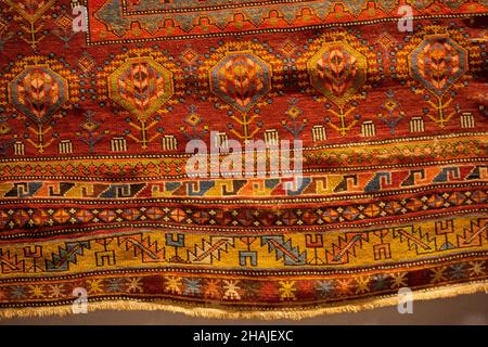 Carpettes artisanales en gros plan Banque D'Images