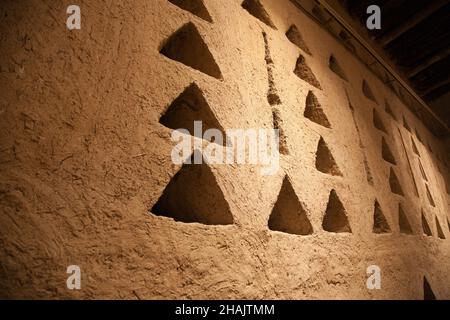 Musée Al Masmak Palace à Riyad, Arabie Saoudite Banque D'Images