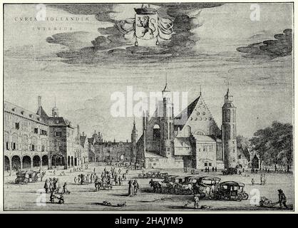 Cour du Palais de la Haye, 17th siècle Banque D'Images