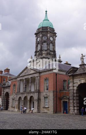 Vue sur le Badford Hall du château de Dublin.Dublin, République d'Irlande Banque D'Images