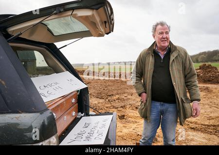 Jeremy Clarkson, ferme de Clarkson Banque D'Images