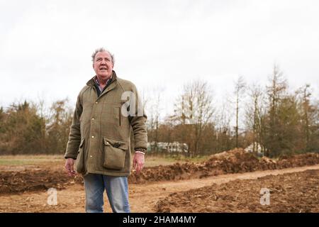 Jeremy Clarkson, ferme de Clarkson Banque D'Images