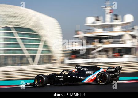 31 OCON Esteban (fra), Alpine F1, action lors des 2021 essais post-saison du 14 au 15 décembre 2021 sur le circuit Yas Marina, à l'île Yas, Abu Dhabi - photo: Antonin Vincent/DPPI/LiveMedia Banque D'Images