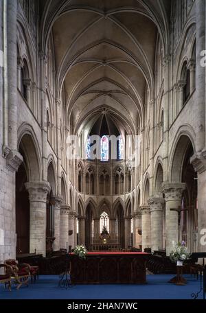 Lisieux, Kathedrale Saint-Pierre, Blick nach Osten Banque D'Images