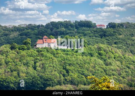 Château de Schaumburg, Rinteln, quartier de Schaumburg, Basse-Saxe, Allemagne,Europe Banque D'Images