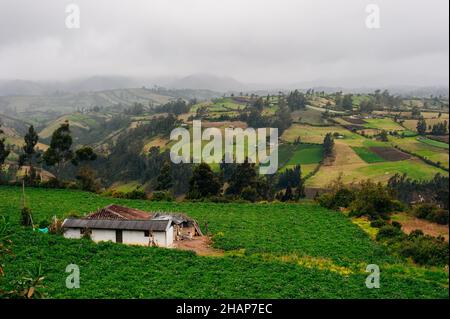 Le village près de Las Lajas, colombie. Photo de haute qualité Banque D'Images