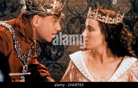 HENRY V 1989 Curzon film distributeurs production avec Emma Thompson comme Katherine et Kenneth Branagh comme Henry V. Banque D'Images