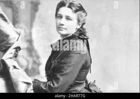 VICTORIA WOODHULL (1838-1927) leader américain au suffrage féminin Banque D'Images