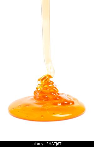miel, filet, goutte, beaucoup, blanc,fluide, arrière-plan, détails, nourriture, liquide,jaune, doré, collant, bien sûr, doux,action, produits, frais, nobod Banque D'Images