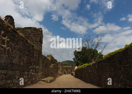 Devgiri Fort Daulatabad, Aurangabad, Maharashtra, Inde. Banque D'Images