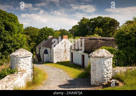 UK Northern Ireland, Co Down, Hollywood, Ulster Folk Museum, Coshkib Hill Farm Banque D'Images