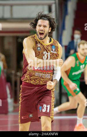 Venise, Italie.15th décembre 2021.Michele Vitali (Umana Reyer Venezia) pendant Umana Reyer Venezia contre Cedevita Olimpija Ljubljana, Championnat de basket-ball Eurocup à Venise, Italie, décembre 15 2021 crédit: Independent photo Agency/Alay Live News Banque D'Images