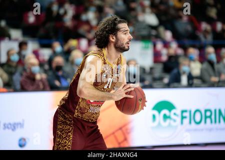 Venise, Italie.15th décembre 2021.Michele Vitali (Umana Reyer Venezia) pendant Umana Reyer Venezia contre Cedevita Olimpija Ljubljana, Championnat de basket-ball Eurocup à Venise, Italie, décembre 15 2021 crédit: Independent photo Agency/Alay Live News Banque D'Images