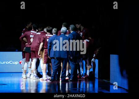 Venise, Italie.15th décembre 2021.Umana Reyer Venezia pendant Umana Reyer Venezia contre Cedevita Olimpija Ljubljana, Championnat de basket-ball Eurocup à Venise, Italie, décembre 15 2021 crédit: Independent photo Agency/Alay Live News Banque D'Images