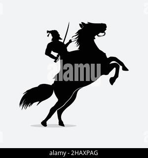 Chatrapati Sivaji Maharaj. Un combattant contre les Moguls, image vectorielle de sivaji. Illustration de Vecteur
