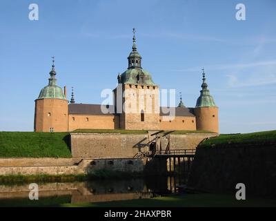 Château de Kalmar dans le sud-est de la Suède Banque D'Images