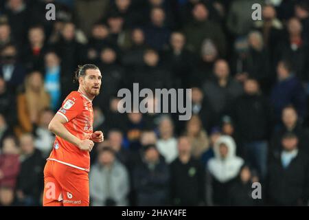 James mari #3 de Blackpool pendant le match Banque D'Images