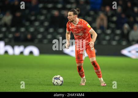 James mari #3 de Blackpool en action pendant le jeu Banque D'Images