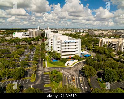 Photo aérienne Carnaval Cruise Line Headquarters Doral FL Banque D'Images