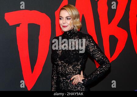 Milan, Italie.15th décembre 2021.Claudia Gerini durante Premiere del film Diabolik, News in Milano, Italia, 15 dicembre 2021 Credit: Independent photo Agency/Alay Live News Banque D'Images