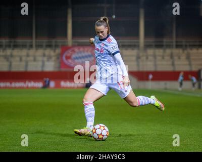 Klara Bühl (17 FC Bayern München) lors de la Ligue des champions des femmes de l'UEFA 2021/2022 Banque D'Images