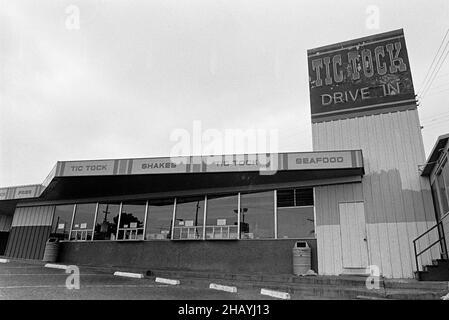 TIC Tock Drive #1, restaurant à San Francisco, Californie, ouvert le 20 juillet 1953 fermé pour toujours le 31 juillet 1980 Banque D'Images