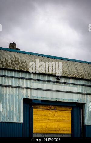 Bâtiments industriels, Silvertown, London Borough of Newham, Londres, Angleterre, Royaume-Uni Banque D'Images