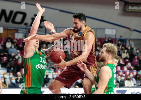 Venise, Italie.15th décembre 2021.Mitchell Watt (Umana Reyer Venezia) pendant Umana Reyer Venezia contre Cedevita Olimpija Ljubljana, Championnat de basket-ball Eurocup à Venise, Italie, décembre 15 2021 crédit: Independent photo Agency/Alay Live News Banque D'Images