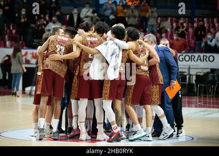 Venise, Italie.15th décembre 2021.Umana Reyer Venezia pendant Umana Reyer Venezia contre Cedevita Olimpija Ljubljana, Championnat de basket-ball Eurocup à Venise, Italie, décembre 15 2021 crédit: Independent photo Agency/Alay Live News Banque D'Images