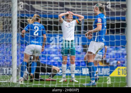 Birmingham, Angleterre, 12th Decemb Ellen White (18 Manchester City) en action dans le match WSL entre Birmingham City et Manchester City Women Gareth Evans/SPP Banque D'Images