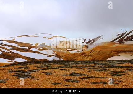 Hveradalir parc de Goethermal Kerlingarfjoll Islande Banque D'Images