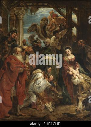 Adoration des Rois, Peter Paul Rubens, (1624), peinture, (1624),Art belge Banque D'Images