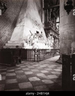 Tombe d'Antonio Canova dans l'église de Frari, Venise Banque D'Images