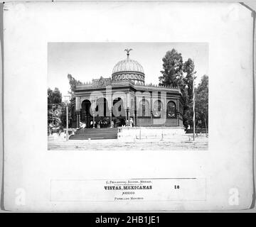 Sans titre, A. Briquet, français, actif 1860-1895, photographie d'argent d'albumine,s.d., 5 1/4 x 7 3/4 po., architecture, noir, bâtiment, mise,blanc Banque D'Images