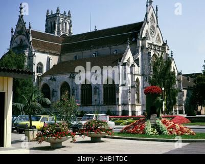 Église Saint Nicolas à Troyes, France, 1976 Banque D'Images