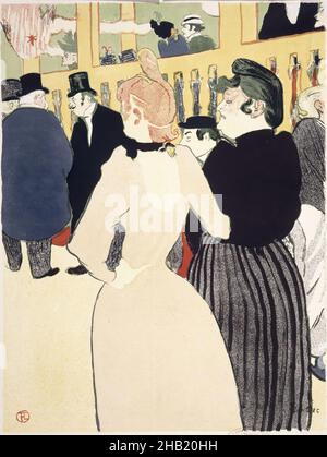 Au Moulin Rouge, au Moulin Rouge, Henri de Toulouse-Lautrec, français, 1864-1901,Lithographie sur papier vélin, 1892, feuille: 23 15/16 x 18 5/16 po., 60,8 x 46,5 cm, Belle Epoque, Cabaret, Club, demi-monde,Divertissement, France, Français, la, la Goulue et sa sœur, la Troisieme Rebulique, Loisirs, Moulin Rouge, ndd10,Vie nocturne, Paris, Société Banque D'Images