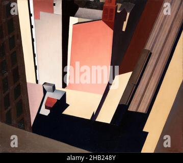 Church Street El par l'artiste américain Charles Sheeler (1883-1965), huile sur toile, 1920 Banque D'Images